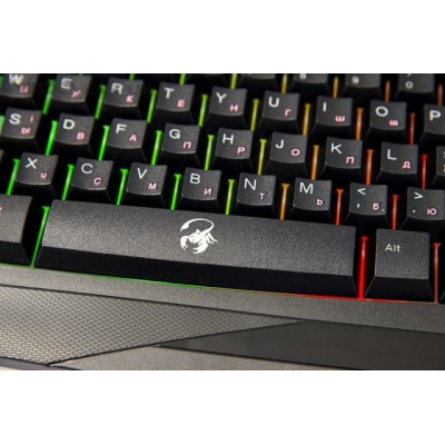 Клавіатура мембранна Genius Scorpion K-220, 104key, USB-A, чорний (31310475104) Клавіатура мембранна Genius Scorpion K-220, 104key, USB-A, чорний (31310475104)