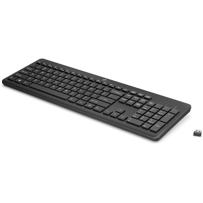 Клавіатура мембранна HP 230, 106key, WL, EN/UK, чорний (3L1E7AA) Клавіатура мембранна HP 230, 106key, WL, EN/UK, чорний (3L1E7AA)