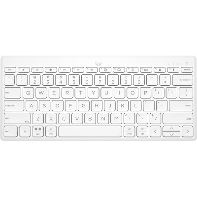 Клавіатура мембранна HP 350 Compact Multi-Device, 78key, BT, EN/UK, білий (692T0AA) Клавіатура мембранна HP 350 Compact Multi-Device, 78key, BT, EN/UK, білий (692T0AA)