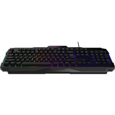 Клавіатура мембранна MSI FORGE GK100 104key, USB-A, EN/UKR/RU, ColorLED, чорний (S11-04UA221-HH9) Клавіатура мембранна MSI FORGE GK100 104key, USB-A, EN/UKR/RU, ColorLED, чорний (S11-04UA221-HH9)