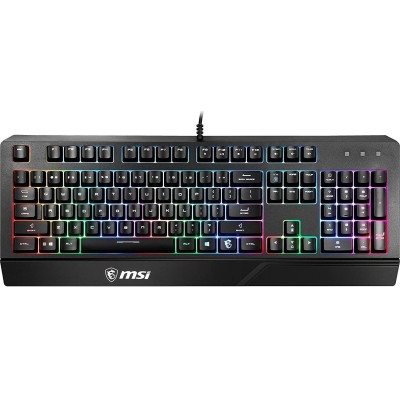 Клавіатура мембранна MSI Vigor GK20 UA 104key, USB-A, EN/UKR/RU, ColorLED, чорний (S11-04UA208-CL) Клавіатура мембранна MSI Vigor GK20 UA 104key, USB-A, EN/UKR/RU, ColorLED, чорний (S11-04UA208-CL)