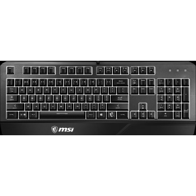 Клавіатура мембранна MSI Vigor GK20 UA 104key, USB-A, EN/UKR/RU, ColorLED, чорний (S11-04UA208-CL) Клавіатура мембранна MSI Vigor GK20 UA 104key, USB-A, EN/UKR/RU, ColorLED, чорний (S11-04UA208-CL)