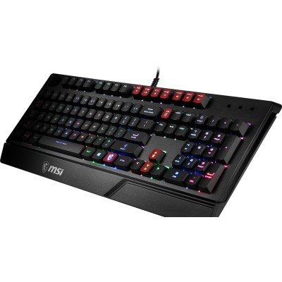 Клавіатура мембранна MSI Vigor GK20 UA 104key, USB-A, EN/UKR/RU, ColorLED, чорний (S11-04UA208-CL) Клавіатура мембранна MSI Vigor GK20 UA 104key, USB-A, EN/UKR/RU, ColorLED, чорний (S11-04UA208-CL)