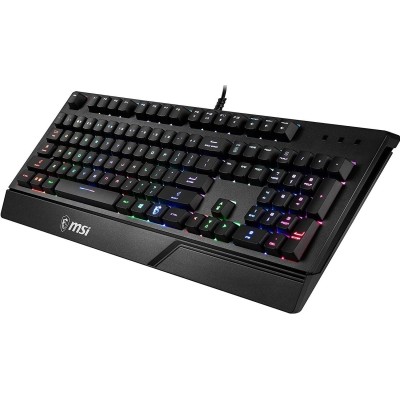 Клавіатура мембранна MSI Vigor GK20 UA 104key, USB-A, EN/UKR/RU, ColorLED, чорний (S11-04UA208-CL) Клавіатура мембранна MSI Vigor GK20 UA 104key, USB-A, EN/UKR/RU, ColorLED, чорний (S11-04UA208-CL)