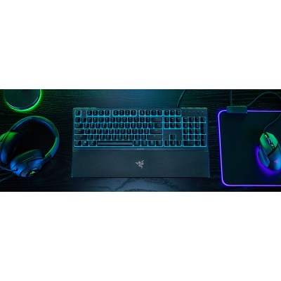 Клавіатура мембранна Razer Ornata V3 X 104key, USB-A, EN/UK, RGB, чорний (RZ03-04471900-R371) Клавіатура мембранна Razer Ornata V3 X 104key, USB-A, EN/UK, RGB, чорний (RZ03-04471900-R371)