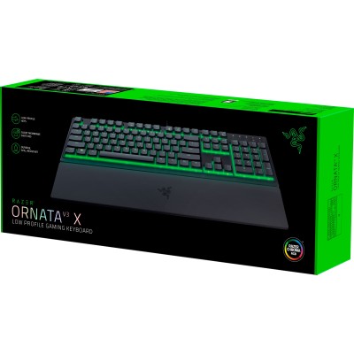 Клавіатура мембранна Razer Ornata V3 X 104key, USB-A, EN/UK, RGB, чорний (RZ03-04471900-R371) Клавіатура мембранна Razer Ornata V3 X 104key, USB-A, EN/UK, RGB, чорний (RZ03-04471900-R371)