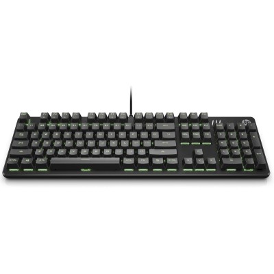 Клавіатура механічна HP Pavilion Gaming 550, 104key, Red Hybrid Switch, USB-A, EN/RU, RGB, чорний (9LY71AA) Клавіатура механічна HP Pavilion Gaming 550, 104key, Red Hybrid Switch, USB-A, EN/RU, RGB, чорний (9LY71AA)