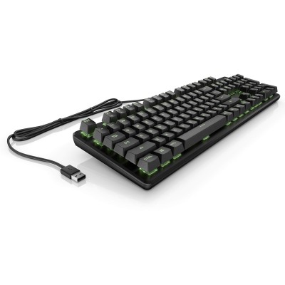 Клавіатура механічна HP Pavilion Gaming 550, 104key, Red Hybrid Switch, USB-A, EN/RU, RGB, чорний (9LY71AA) Клавіатура механічна HP Pavilion Gaming 550, 104key, Red Hybrid Switch, USB-A, EN/RU, RGB, чорний (9LY71AA)