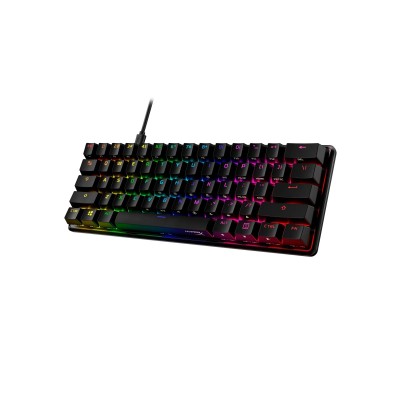 Клавіатура механічна HyperX Alloy Origins 60 61key, Red, USB-A, EN/UA, RGB, чорний (4P5N4AA)
