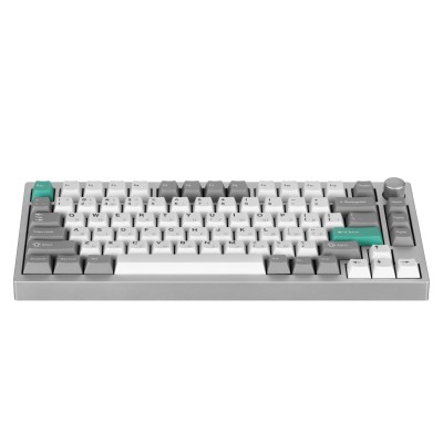 Клавіатура механічна Lemokey P1 Pro 84Key, Keychron Super Banana, WL/BT/USB-A, QMK/VIA, Hot-Swap, EN/UKR, RGB, Knob, Space Silve Клавіатура механічна Lemokey P1 Pro 84Key, Keychron Super Banana, WL/BT/USB-A, QMK/VIA, Hot-Swap, EN/UKR, RGB, Knob, Space Silve
