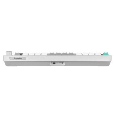 Клавіатура механічна Lemokey P1 Pro 84Key, Keychron Super Banana, WL/BT/USB-A, QMK/VIA, Hot-Swap, EN/UKR, RGB, Knob, Space Silve Клавіатура механічна Lemokey P1 Pro 84Key, Keychron Super Banana, WL/BT/USB-A, QMK/VIA, Hot-Swap, EN/UKR, RGB, Knob, Space Silve