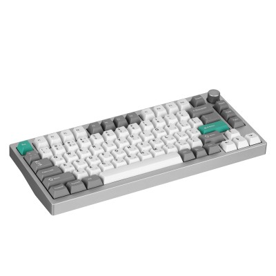 Клавіатура механічна Lemokey P1 Pro 84Key, Keychron Super Banana, WL/BT/USB-A, QMK/VIA, Hot-Swap, EN/UKR, RGB, Knob, Space Silve Клавіатура механічна Lemokey P1 Pro 84Key, Keychron Super Banana, WL/BT/USB-A, QMK/VIA, Hot-Swap, EN/UKR, RGB, Knob, Space Silve