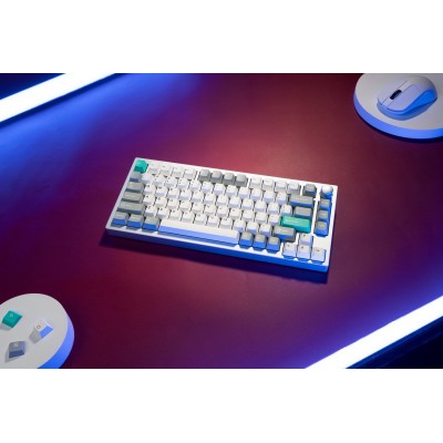 Клавіатура механічна Lemokey P1 Pro 84Key, Keychron Super Brown, WL/BT/USB-A, QMK/VIA, Hot-Swap, EN/UKR, RGB, Knob, Space Silver Клавіатура механічна Lemokey P1 Pro 84Key, Keychron Super Brown, WL/BT/USB-A, QMK/VIA, Hot-Swap, EN/UKR, RGB, Knob, Space Silver