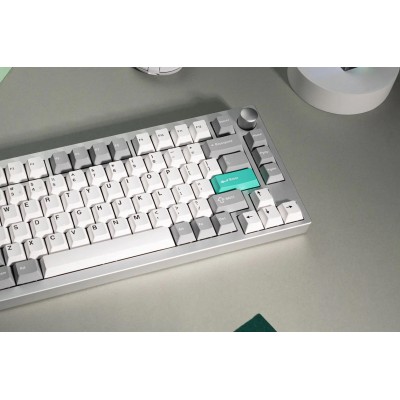 Клавіатура механічна Lemokey P1 Pro 84Key, Keychron Super Red, WL/BT/USB-A, QMK/VIA, Hot-Swap, EN/UKR, RGB, Knob, Space Silver ( Клавіатура механічна Lemokey P1 Pro 84Key, Keychron Super Red, WL/BT/USB-A, QMK/VIA, Hot-Swap, EN/UKR, RGB, Knob, Space Silver (