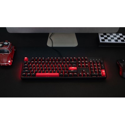 Клавіатура механічна Lemokey X3 104Key, Keychron Red, USB-A, QMK/VIA, Hot-Swap, EN/UKR, RGB, чорний (X3-H1-UA) Клавіатура механічна Lemokey X3 104Key, Keychron Red, USB-A, QMK/VIA, Hot-Swap, EN/UKR, RGB, чорний (X3-H1-UA)