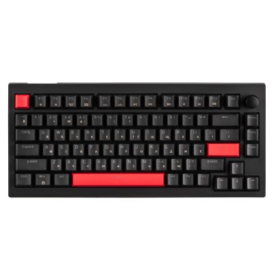 Клавіатура механічна Lemokey X4 84Key, Keychron Brown, USB-A, QMK/VIA, Hot-Swap, EN/UKR, Red led, чорний (X4-A3-UA) Клавіатура механічна Lemokey X4 84Key, Keychron Brown, USB-A, QMK/VIA, Hot-Swap, EN/UKR, Red led, чорний (X4-A3-UA)