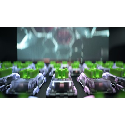 Клавіатура механічна Razer BlackWidow V3 Mini HyperSpeed 68key, Green Switch, USB-A/WL/BT, EN/RU, RGB, чорний (RZ03-03891600-R3R Клавіатура механічна Razer BlackWidow V3 Mini HyperSpeed 68key, Green Switch, USB-A/WL/BT, EN/RU, RGB, чорний (RZ03-03891600-R3R