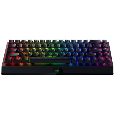 Клавіатура механічна Razer BlackWidow V3 Mini HyperSpeed 68key, Green Switch, USB-A/WL/BT, EN/RU, RGB, чорний (RZ03-03891600-R3R Клавіатура механічна Razer BlackWidow V3 Mini HyperSpeed 68key, Green Switch, USB-A/WL/BT, EN/RU, RGB, чорний (RZ03-03891600-R3R