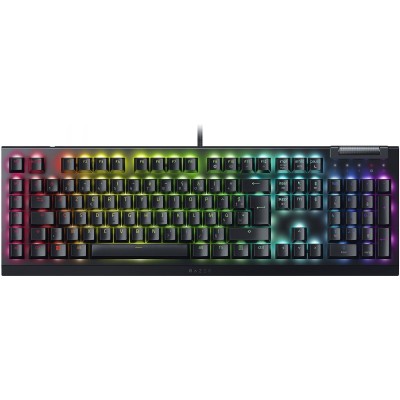 Клавіатура механічна Razer BlackWidow V4 X, 110key, Yellow Switch, USB-A, EN/RU, RGB, чорний (RZ03-04702500-R3R1) Клавіатура механічна Razer BlackWidow V4 X, 110key, Yellow Switch, USB-A, EN/RU, RGB, чорний (RZ03-04702500-R3R1)