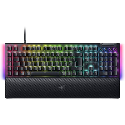 Клавіатура механічна Razer BlackWidow V4, 114key, Yellow Switch, USB-A, EN/RU, RGB, чорний (RZ03-04692500-R3R1) Клавіатура механічна Razer BlackWidow V4, 114key, Yellow Switch, USB-A, EN/RU, RGB, чорний (RZ03-04692500-R3R1)