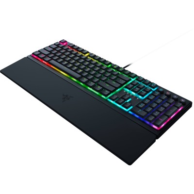 Клавіатура механічна Razer Ornata V3 104key, Mecha-Membrane Switch, USB-A, EN/UK, RGB, чорний (RZ03-04462100-R371) Клавіатура механічна Razer Ornata V3 104key, Mecha-Membrane Switch, USB-A, EN/UK, RGB, чорний (RZ03-04462100-R371)