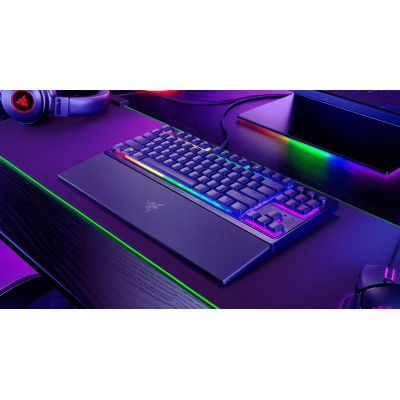 Клавіатура механічна Razer Ornata V3 TKL 84key, Mecha-Membrane Switch, USB-A, EN/UK, RGB, чорний (RZ03-04881800-R371) Клавіатура механічна Razer Ornata V3 TKL 84key, Mecha-Membrane Switch, USB-A, EN/UK, RGB, чорний (RZ03-04881800-R371)