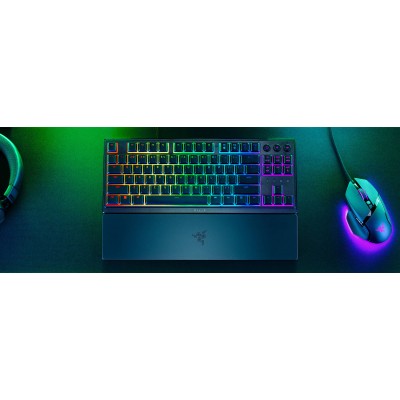 Клавіатура механічна Razer Ornata V3 TKL 84key, Mecha-Membrane Switch, USB-A, EN/UK, RGB, чорний (RZ03-04881800-R371) Клавіатура механічна Razer Ornata V3 TKL 84key, Mecha-Membrane Switch, USB-A, EN/UK, RGB, чорний (RZ03-04881800-R371)