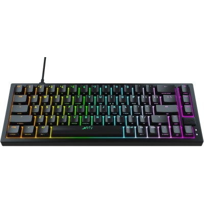 Клавіатура механічна Xtrfy K5 68Key, Kailh Red, USB-A, EN/UA, Hot-swap, RGB, Чорний (K5-RGB-CPT-BLACK-R-UKR) Клавіатура механічна Xtrfy K5 68Key, Kailh Red, USB-A, EN/UA, Hot-swap, RGB, Чорний (K5-RGB-CPT-BLACK-R-UKR)
