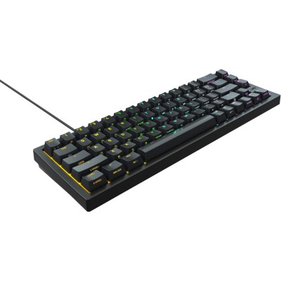 Клавіатура механічна Xtrfy K5 68Key, Kailh Red, USB-A, EN/UA, Hot-swap, RGB, Чорний (K5-RGB-CPT-BLACK-R-UKR) Клавіатура механічна Xtrfy K5 68Key, Kailh Red, USB-A, EN/UA, Hot-swap, RGB, Чорний (K5-RGB-CPT-BLACK-R-UKR)