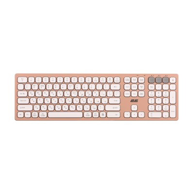 Клавіатура ножнична 2E KS270 109key, WL/BT, EN/UK, рожево-білий (2E-KS270WBPN_UA) Клавіатура ножнична 2E KS270 109key, WL/BT, EN/UK, рожево-білий (2E-KS270WBPN_UA)