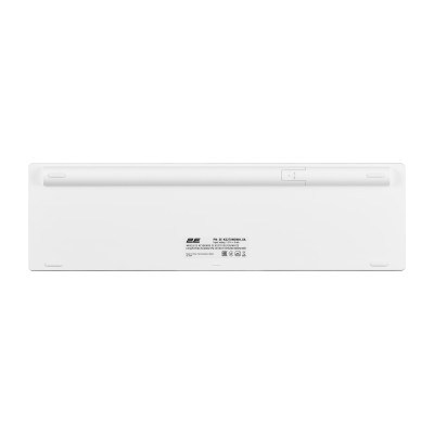 Клавіатура ножнична 2E KS270 109key, WL/BT, EN/UK, сріблясто-білий (2E-KS270WBWH_UA) Клавіатура ножнична 2E KS270 109key, WL/BT, EN/UK, сріблясто-білий (2E-KS270WBWH_UA)
