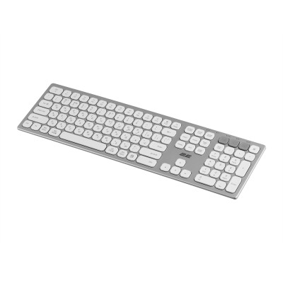 Клавіатура ножнична 2E KS270 109key, WL/BT, EN/UK, сріблясто-білий (2E-KS270WBWH_UA) Клавіатура ножнична 2E KS270 109key, WL/BT, EN/UK, сріблясто-білий (2E-KS270WBWH_UA)