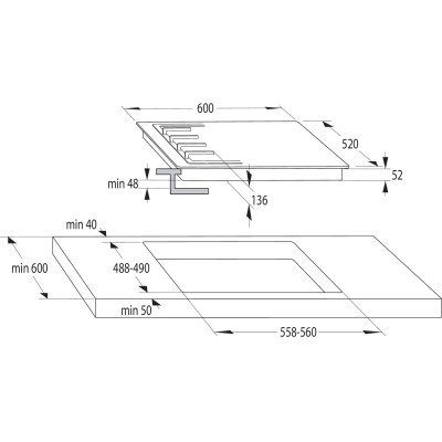 Комплект Gorenje (духовка електрична BO6735E05B + поверхня газова на склі GTW641EB), 743549, чорн (SET_BO6735E05B_GTW641EB) Комплект Gorenje (духовка електрична BO6735E05B + поверхня газова на склі GTW641EB), 743549, чорн (SET_BO6735E05B_GTW641EB)