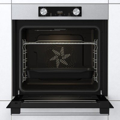 Комплект Gorenje (духовка електрична BO6737E02XK + варильна поверхня газова G642ABX), 743550, нерж. (SET_BO6737E02XK_G642ABX)