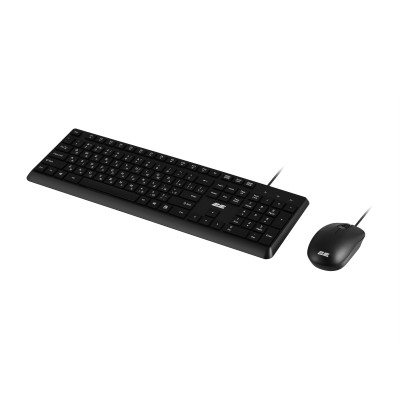 Комплект клавіатура та миша 2E MK405 USB-A, EN/UK, чорний (2E-MK405UBK_UA) Комплект клавіатура та миша 2E MK405 USB-A, EN/UK, чорний (2E-MK405UBK_UA)