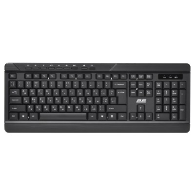 Комплект клавіатура та миша 2E MK410 WL, EN/UK/RU, чорний (2E-MK410MWB) Комплект клавіатура та миша 2E MK410 WL, EN/UK/RU, чорний (2E-MK410MWB)