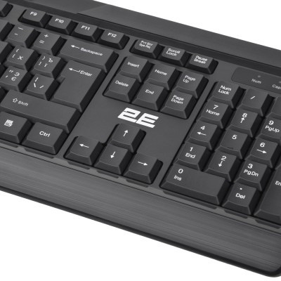 Комплект клавіатура та миша 2E MK410 WL, EN/UK/RU, чорний (2E-MK410MWB) Комплект клавіатура та миша 2E MK410 WL, EN/UK/RU, чорний (2E-MK410MWB)