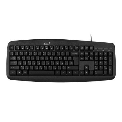 Комплект клавіатура та миша Genius KM-200, EN/UKR/RU, чорний (31330003410) Комплект клавіатура та миша Genius KM-200, EN/UKR/RU, чорний (31330003410)