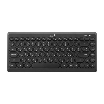 Комплект клавіатура та миша Genius LuxeMate Q-8000, WL, EN/UKR, чорний (31340013414) Комплект клавіатура та миша Genius LuxeMate Q-8000, WL, EN/UKR, чорний (31340013414)