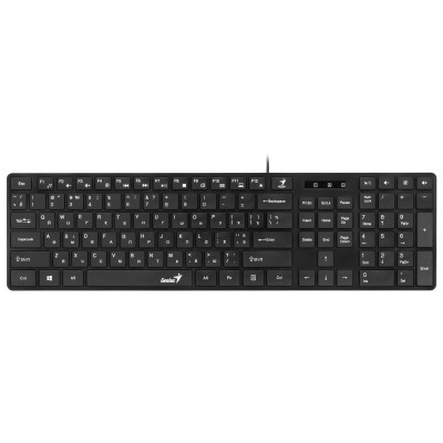 Комплект клавіатура та миша Genius SlimStar C-126, EN/UKR/RU, чорний (31330007407) Комплект клавіатура та миша Genius SlimStar C-126, EN/UKR/RU, чорний (31330007407)