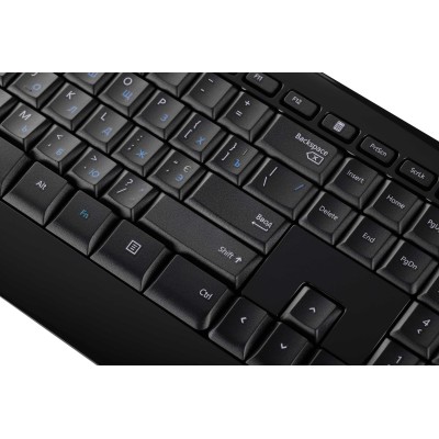 Комплект клавіатура та миша Microsoft Desktop 850 WL, EN/UK/RU, чорний (PY9-00012)