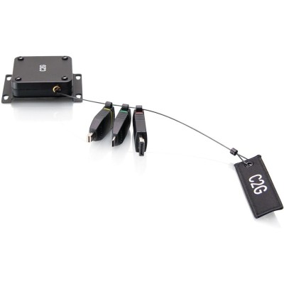 Комплект перехідників retractable C2G Adapter Ring HDMI > mini Display Port, Display Port, USB-C (CG84269) Комплект перехідників retractable C2G Adapter Ring HDMI > mini Display Port, Display Port, USB-C (CG84269)