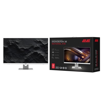 Комп'ютер персональний моноблок 2E Rational K10 27" FHD IPS Intel i3-12100, 16Gb, F512GB, UMA, B660, K10.660, 150W, FreeDos, біл Комп'ютер персональний моноблок 2E Rational K10 27" FHD IPS Intel i3-12100, 16Gb, F512GB, UMA, B660, K10.660, 150W, FreeDos, біл