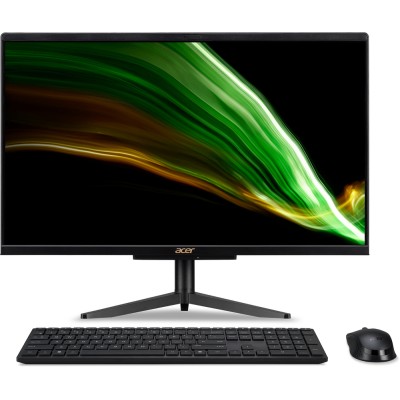 Комп'ютер персональний моноблок Acer Aspire C24-1600 23.8" FHD, Intel P N6005, 8GB, F256GB, UMA, WiFi, кл+м, Lin, чорний (DQ.BHR Комп'ютер персональний моноблок Acer Aspire C24-1600 23.8" FHD, Intel P N6005, 8GB, F256GB, UMA, WiFi, кл+м, Lin, чорний (DQ.BHR