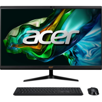 Комп'ютер персональний моноблок Acer Aspire C24-1800 23.8" FHD, Intel i3-1305U, 8GB, F512GB, UMA, WiFi, кл+м, без ОС, чорний (DQ