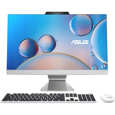 Комп'ютер персональний моноблок ASUS A3402WVAK-WA0030 23.8" FHD AG, Intel 3-100U, 16GB, F512GB, UMA, WiFi, кл+м, 3р, без ОС, біл