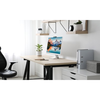 Комп'ютер персональний моноблок ASUS A3402WVAK-WA0030 23.8" FHD AG, Intel 3-100U, 16GB, F512GB, UMA, WiFi, кл+м, 3р, без ОС, біл