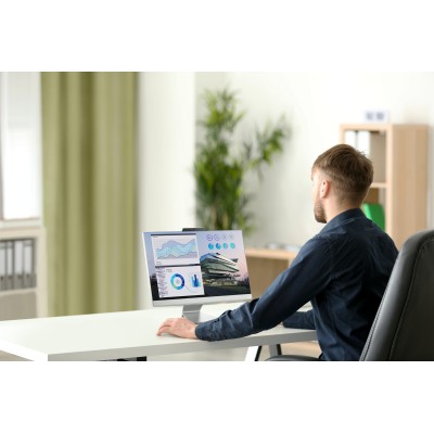 Комп'ютер персональний моноблок ASUS A3402WVAK-WA0030 23.8" FHD AG, Intel 3-100U, 16GB, F512GB, UMA, WiFi, кл+м, 3р, без ОС, біл