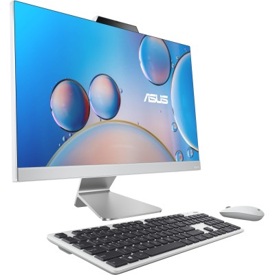 Комп'ютер персональний моноблок ASUS A3402WVAK-WA0030 23.8" FHD AG, Intel 3-100U, 16GB, F512GB, UMA, WiFi, кл+м, 3р, без ОС, біл