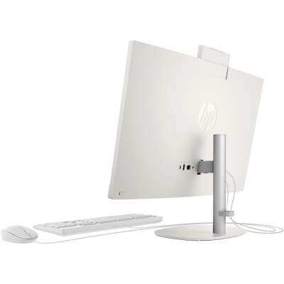 Комп'ютер персональний моноблок HP 240-G10 23.8" FHD IPS AG, Intel i3-N300, 8GB, F512GB, UMA, WiFi, кл+м, 3р, DOS, білий (8T2Z6E